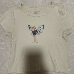 one size brandy melville baby tee shirt